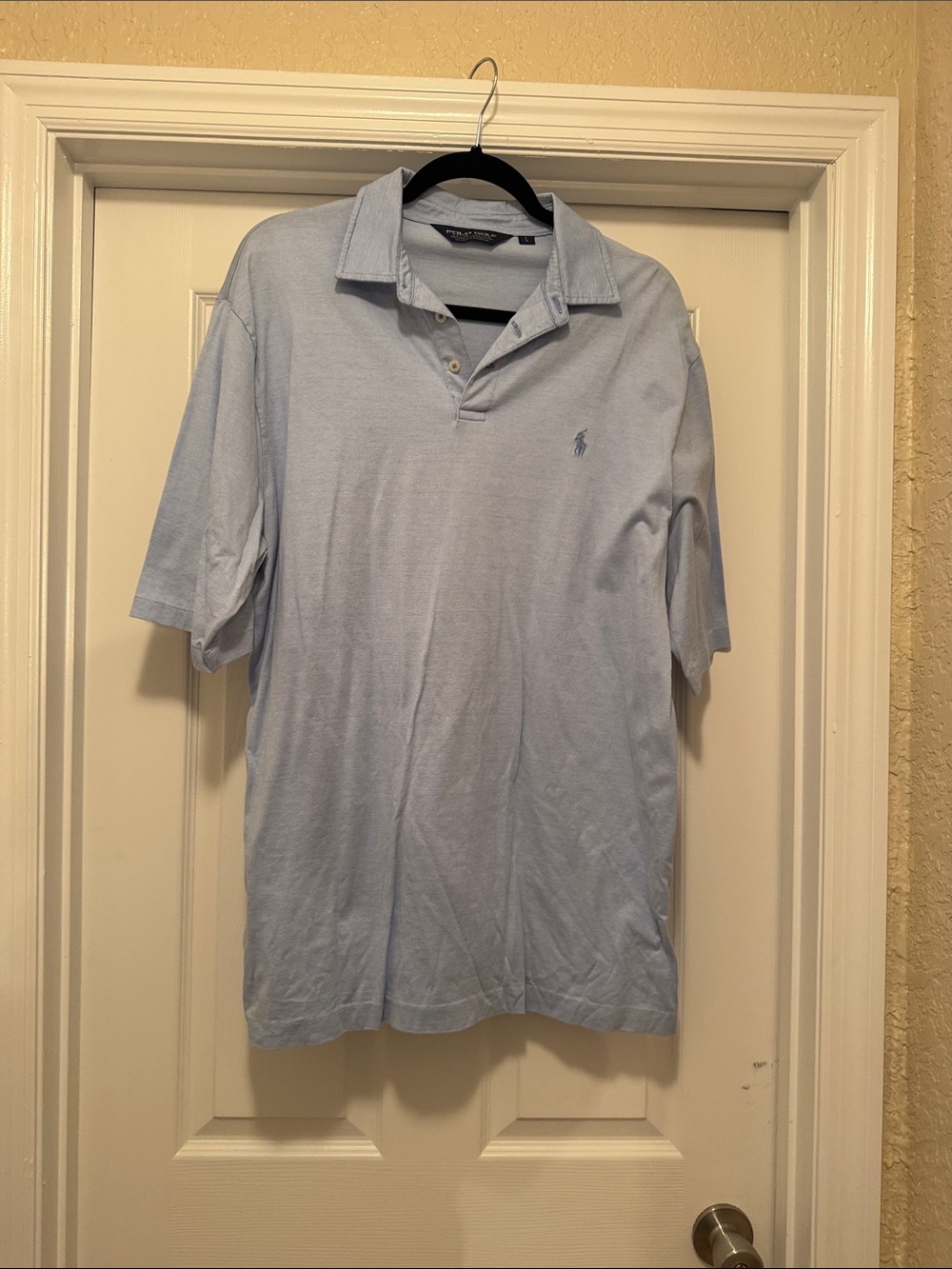 Polo by Ralph Lauren Pale Blue Short Sleeve Polo